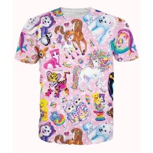 Lisa Frank Collage T-shirt
